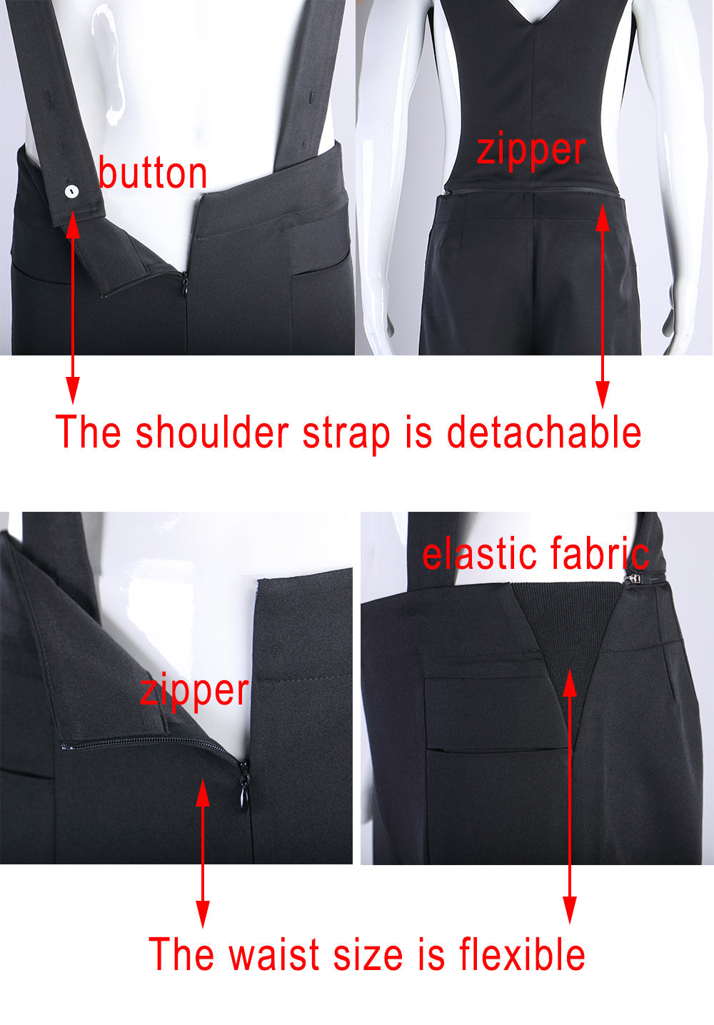 Star Trek The Next Generation TNG  Premier Line Uniform Pant Bib Pants Trousers Rompers Halloween Party Prop