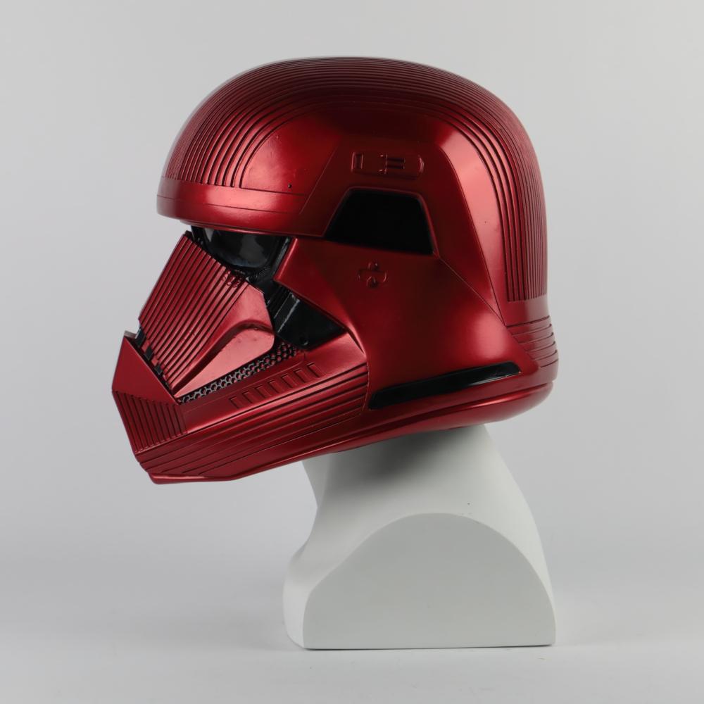 SW 9 The Rise of Skywalker Sith Trooper Red Helmet Halloween Cosplay Prop