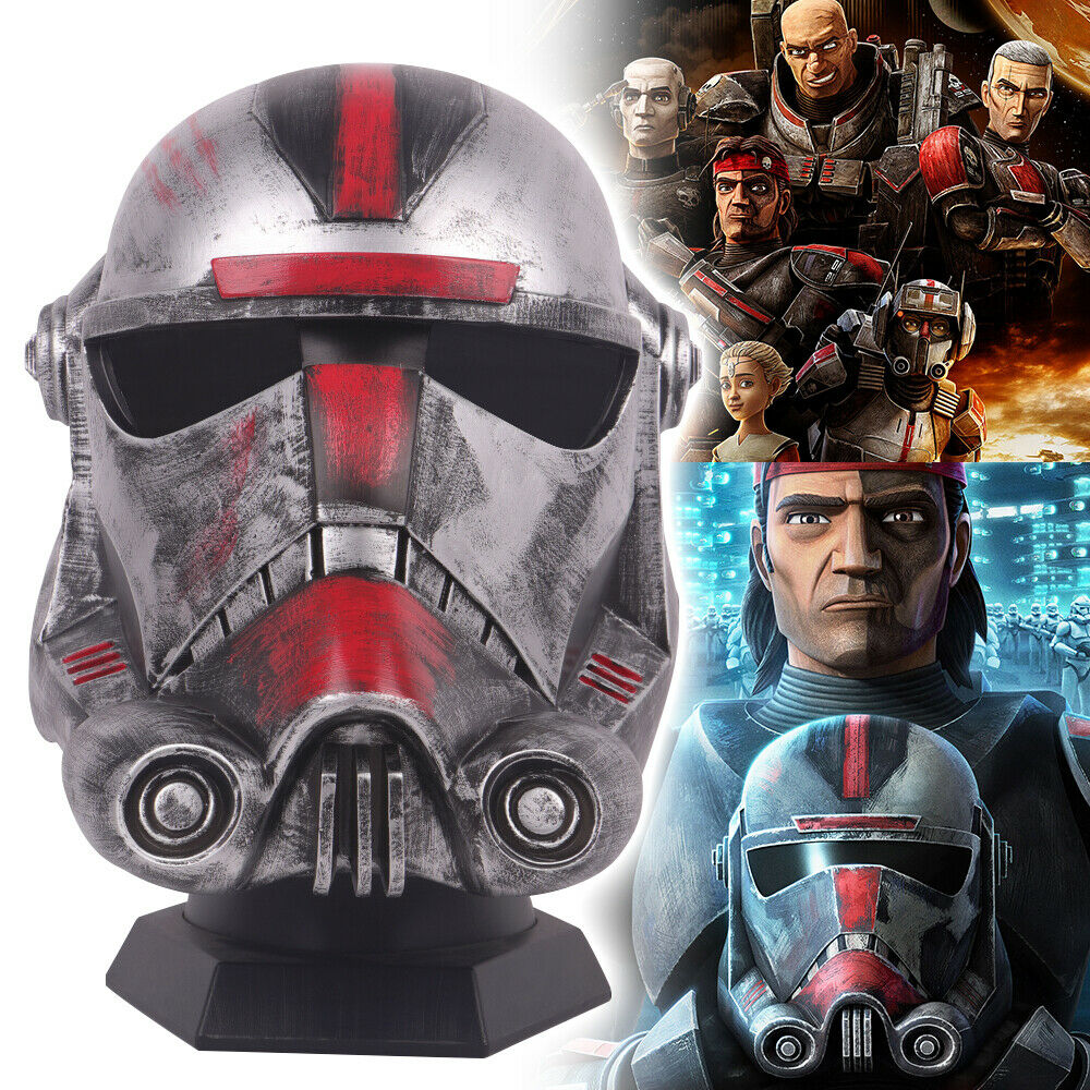 SW Helmet The Bad Batch Hunter PVC Helmet Halloween Cosplay Adult Masquerade Props