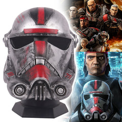 SW Helmet The Bad Batch Hunter PVC Helmet Halloween Cosplay Adult Masquerade Props