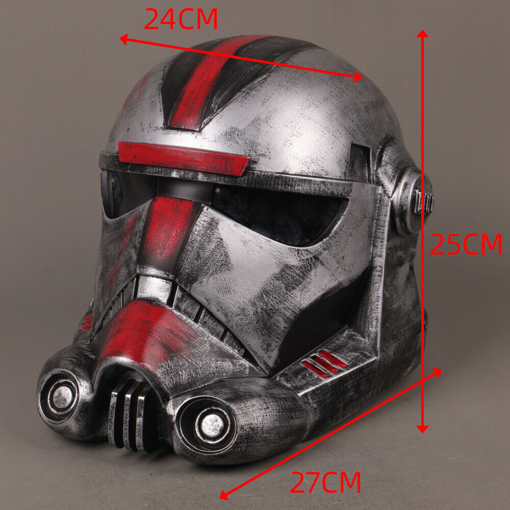 SW Helmet The Bad Batch Hunter PVC Helmet Halloween Cosplay Adult Masquerade Props