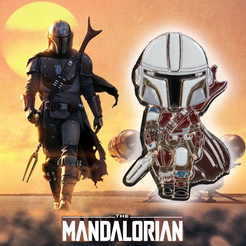 SW Mandalorian Baby Yoda Jedi Pin Badge Brooch Accessories Halloween Cosplay Props