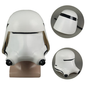 SW Snowtrooper Sith Soldier Helmet Hard PVC Halloween Full Head Mask Props