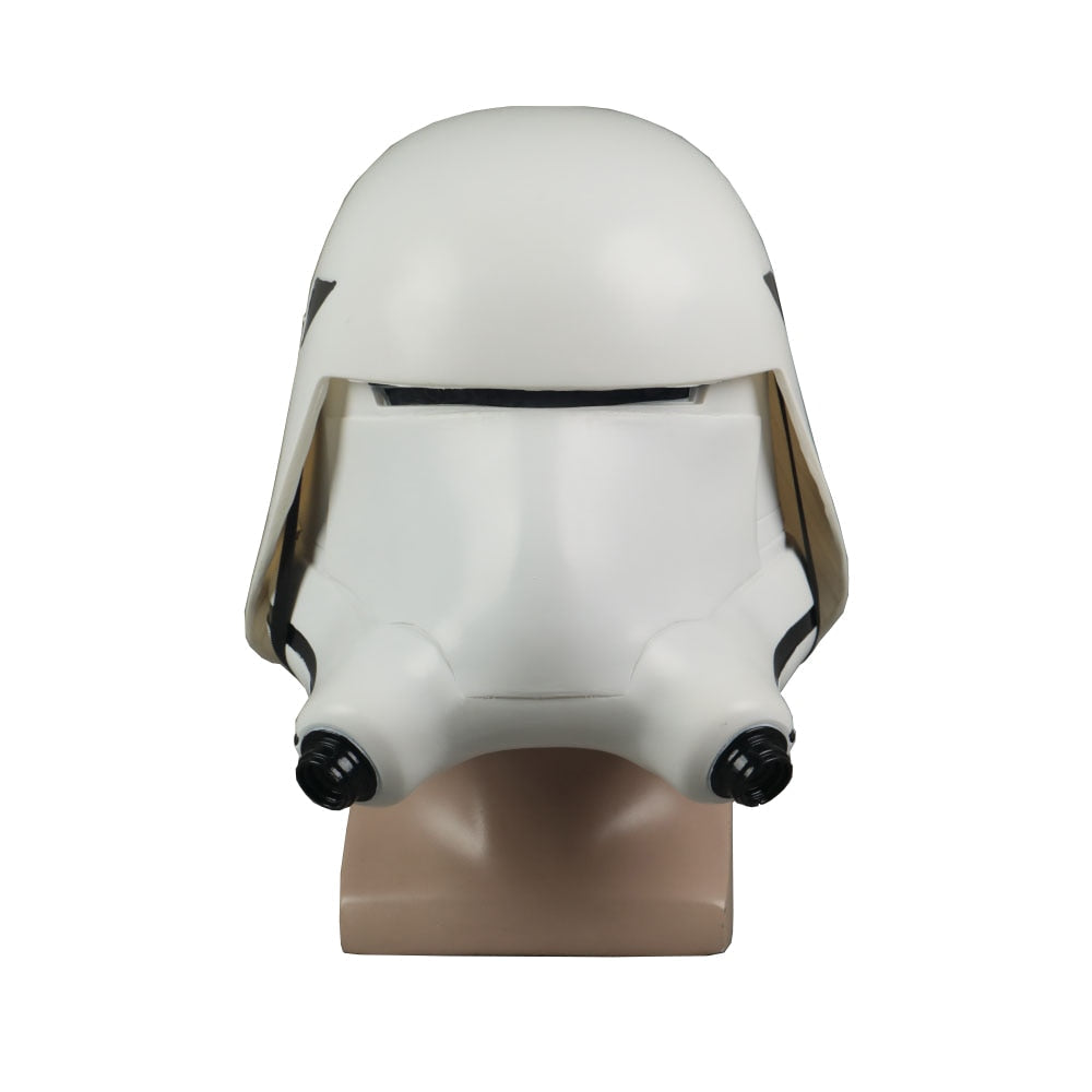 SW Snowtrooper Sith Soldier Helmet Hard PVC Halloween Full Head Mask Props
