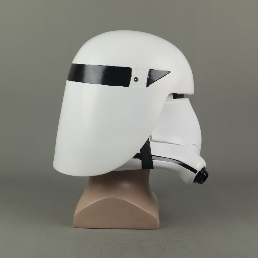 SW Snowtrooper Sith Soldier Helmet Hard PVC Halloween Full Head Mask Props