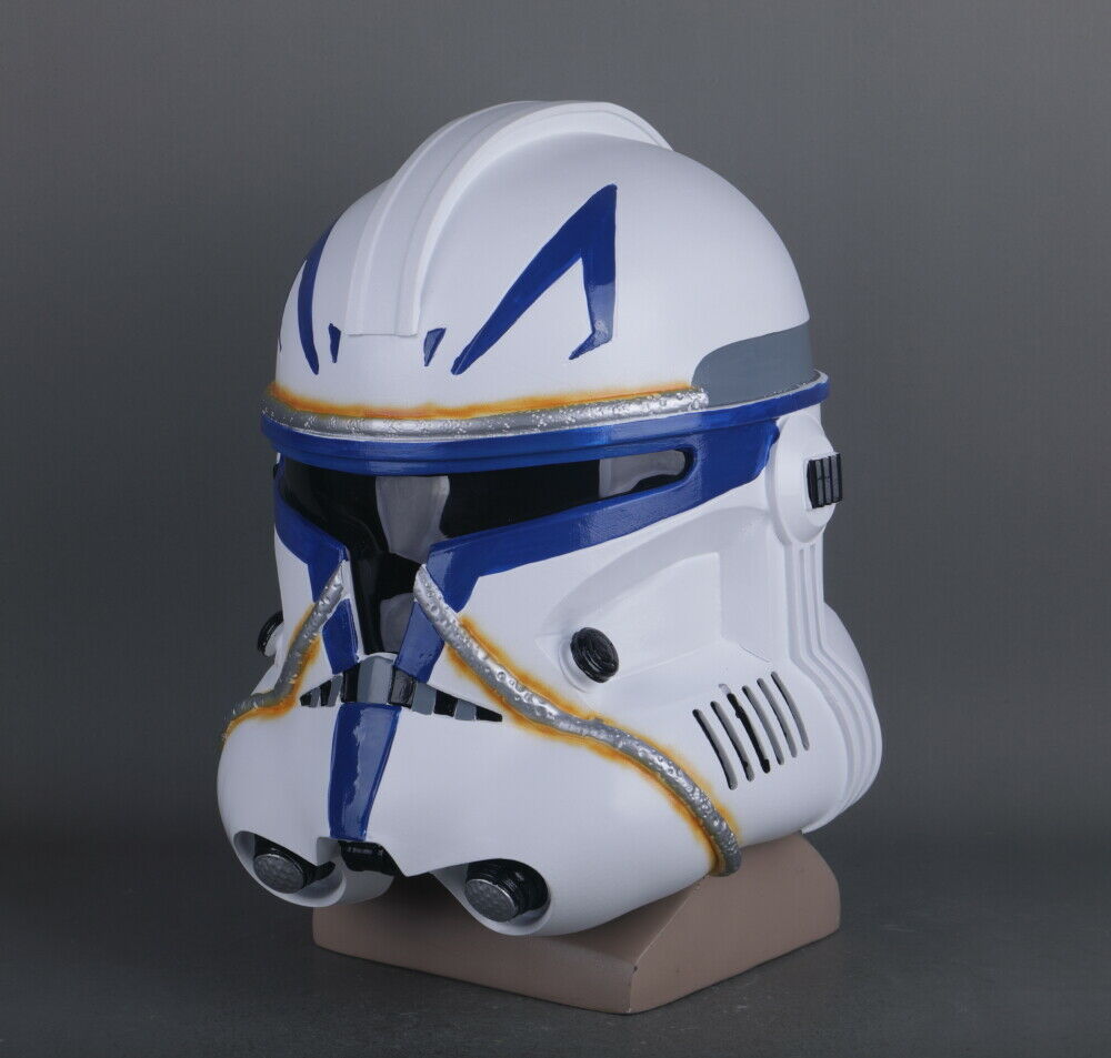 SW The Clone Wars Helmet Cosplay Captain Rex Party Full Head Props PVC