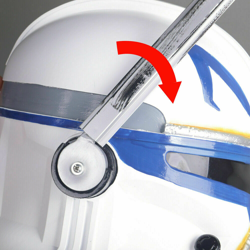SW The Clone Wars Helmet Cosplay Captain Rex Party Full Head Props PVC