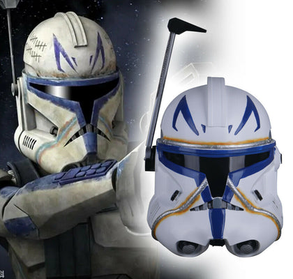 SW The Clone Wars Helmet Cosplay Captain Rex Party Full Head Props PVC