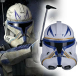 SW The Clone Wars Helmet Cosplay Captain Rex Party Full Head Props PVC