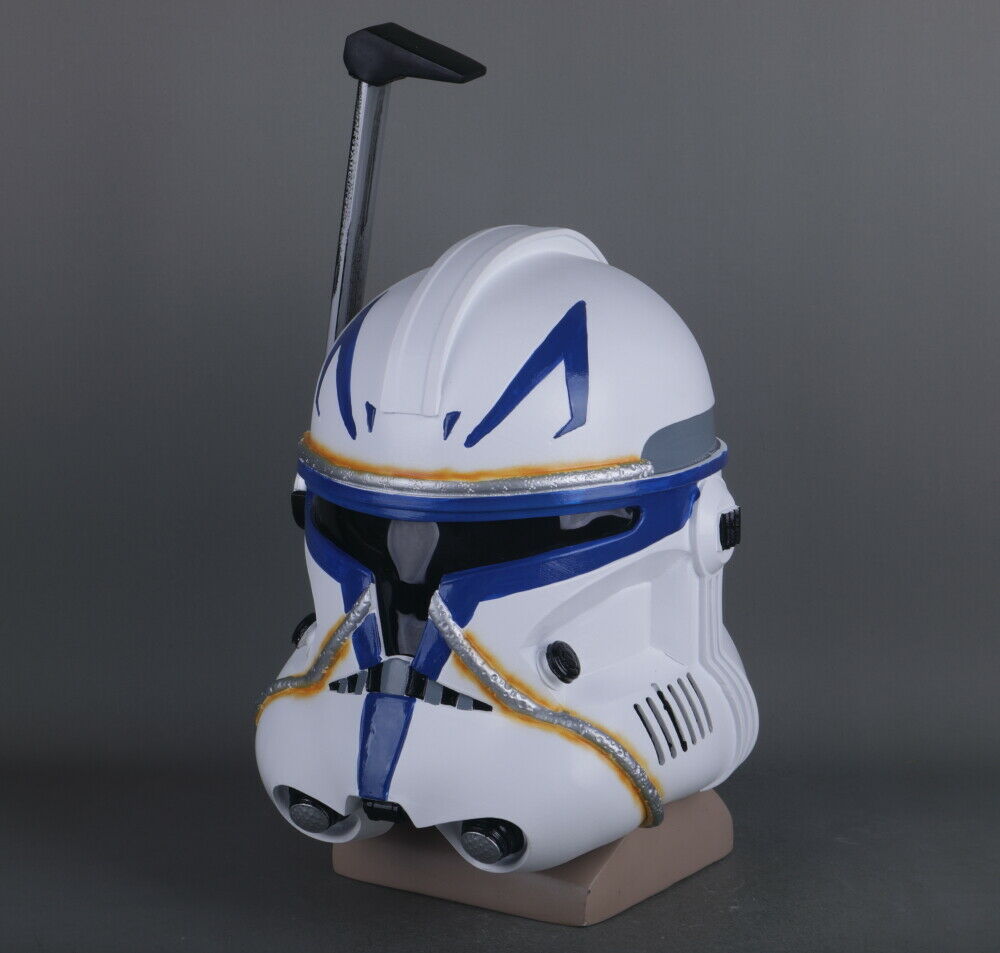 SW The Clone Wars Helmet Cosplay Captain Rex Party Full Head Props PVC