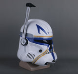 SW The Clone Wars Helmet Cosplay Captain Rex Party Full Head Props PVC
