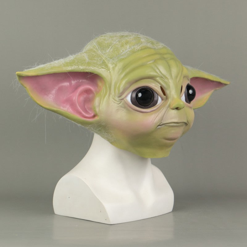 SW The Mandalorian Baby Yoda  Cosplay Helmet Glove Halloween Props