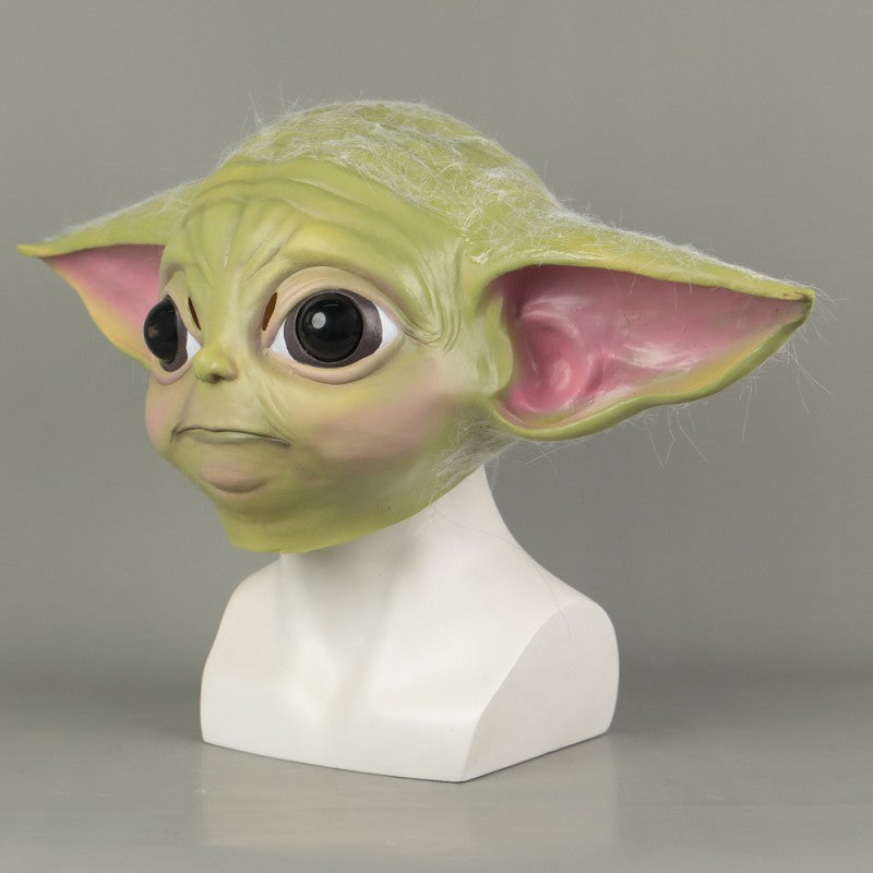 SW The Mandalorian Baby Yoda  Cosplay Helmet Glove Halloween Props