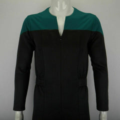 Cosermart Star Trek Deep Space Nine Blue Uniform Jumpsuit Cosplay Adult Male Costumes