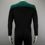 Cosermart Star Trek Deep Space Nine Blue Uniform Jumpsuit Cosplay Adult Male Costumes