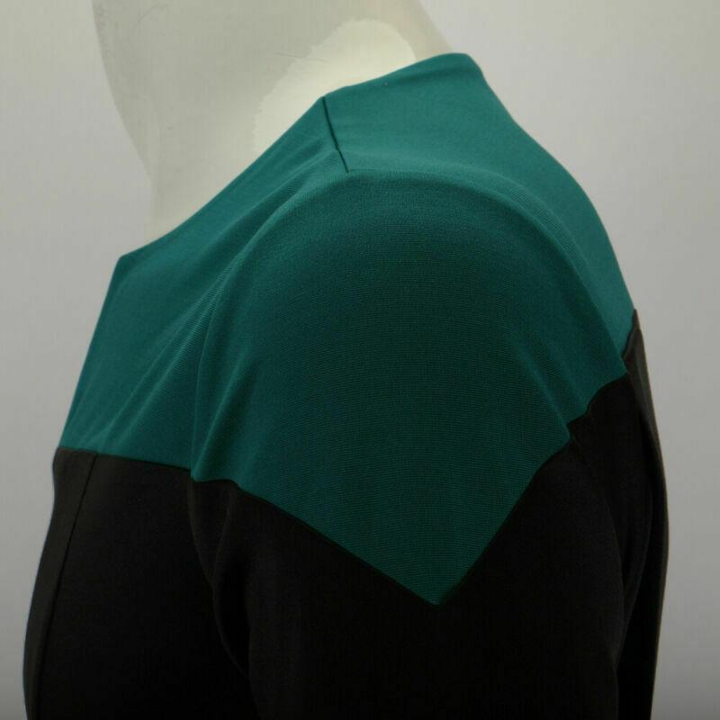 Cosermart Star Trek Deep Space Nine Blue Uniform Jumpsuit Cosplay Adult Male Costumes