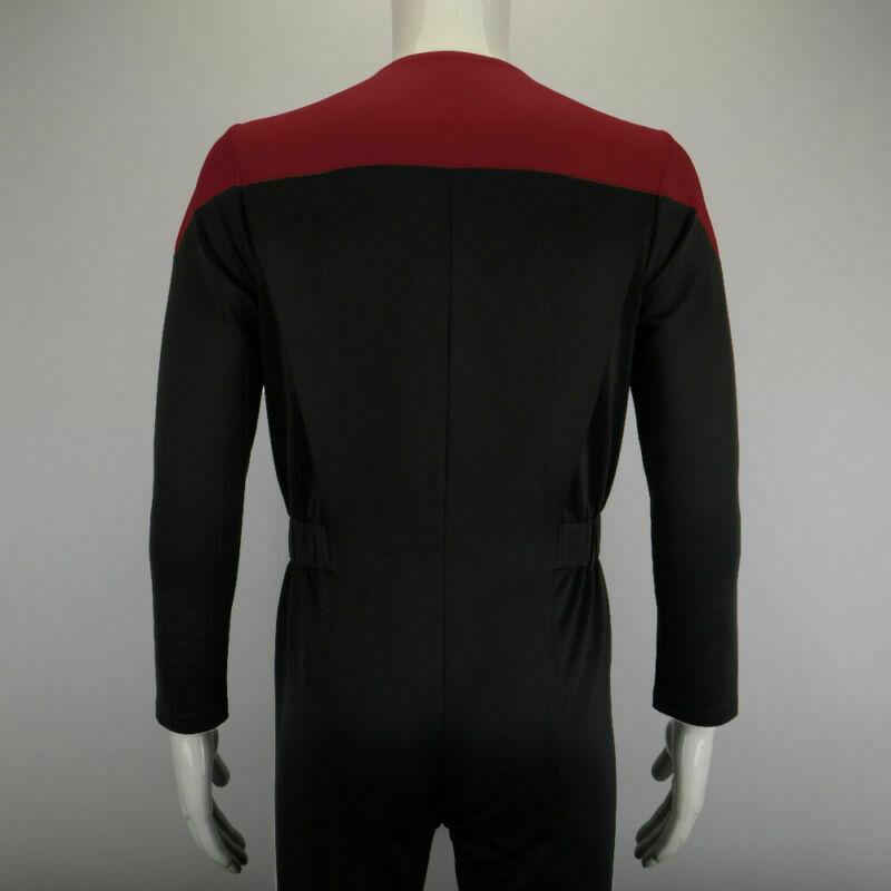 Cosermart Star Trek Deep Space Nine Commander Sisko Duty Uniform Jumpsuit Cosplay Costumes