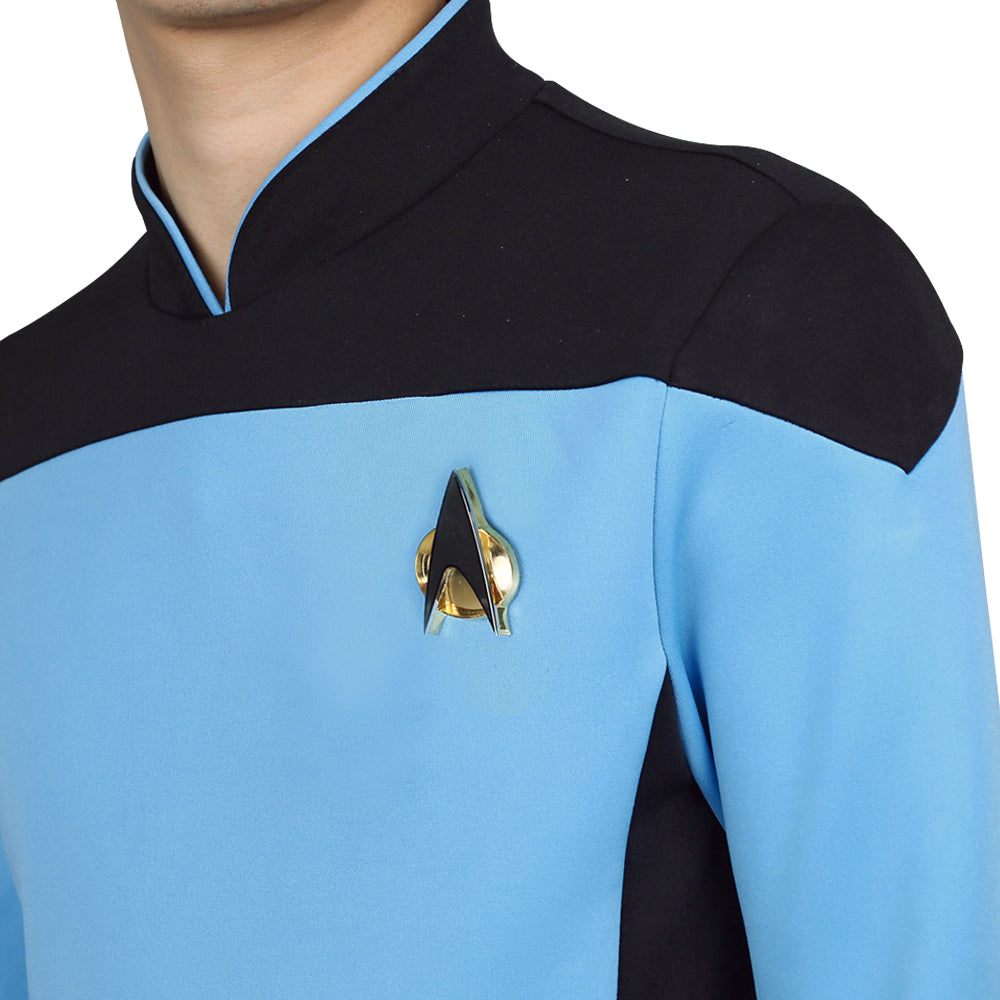 Star Trek TNG The Next Generation  Uniform Shirt Halloween Cosplay Costume