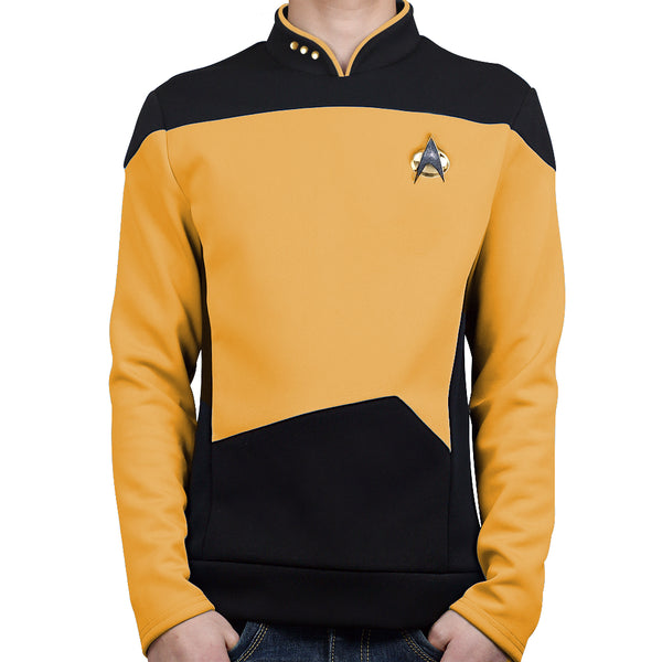 Star Trek TNG The Next Generation  Uniform Shirt Halloween Cosplay Costume