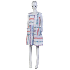 Strangers Thing Season 4 Eleven Dresses Cotton Women Dress for Adult Halloween Party Prop