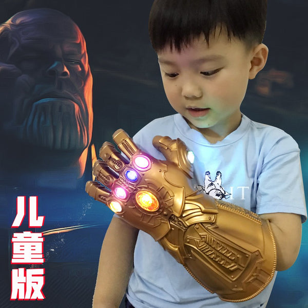 Avengers: Endgame Thanos Infinity Gauntlet Gloves Kids Edition Led Light Infinity War Glove Kids Hand Wear