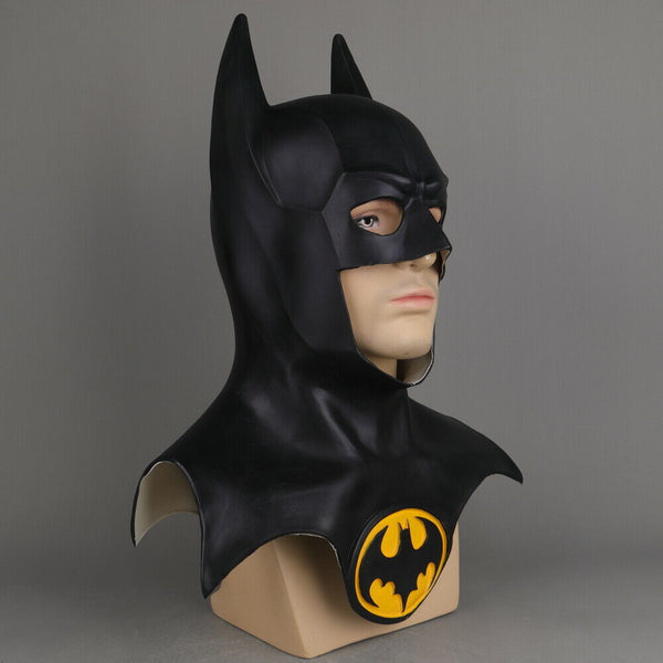 The Batman Full Head Mask Cosplay Superhero Bruce Wayne Mask Props 1989 Version