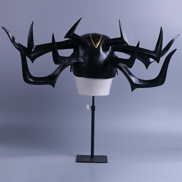 The Thor 3 Hela Mask New Cosplay Halloween PVC Helmet Handmade Adult Unisex Prop