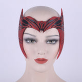 Scarlet Witch Cosplay Crown Headpiece Women Helmet Mask Props PVC