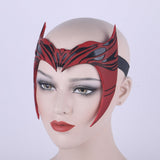 Scarlet Witch Cosplay Crown Headpiece Women Helmet Mask Props PVC