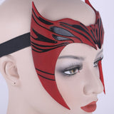 Scarlet Witch Cosplay Crown Headpiece Women Helmet Mask Props PVC