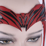 Scarlet Witch Cosplay Crown Headpiece Women Helmet Mask Props PVC