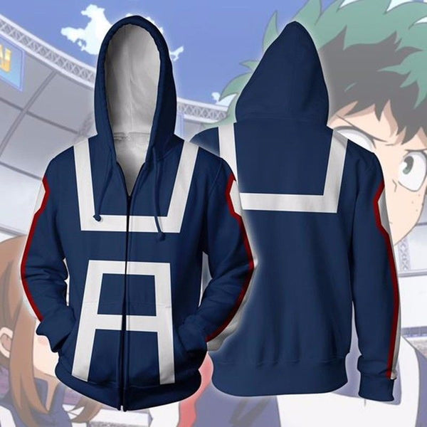 Anime My Hero Academia Boku no Hero Academia Kohei Horikoshi Cosplay Costumes Sweatshirt