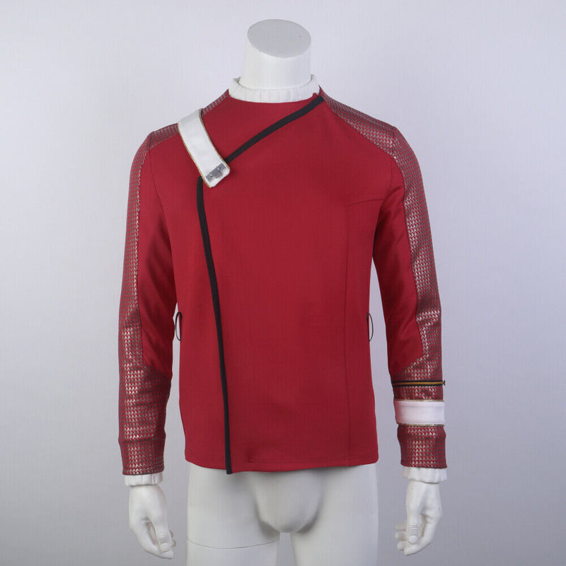 Star Trek Strange New Worlds Captain Pike Monster Maroon Jackets Undershirts Starfleet Uniforms