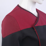 Star Trek Picard 3 Command Red Uniforms Cosplay Starfleet Female Gold Blue Top Shirts