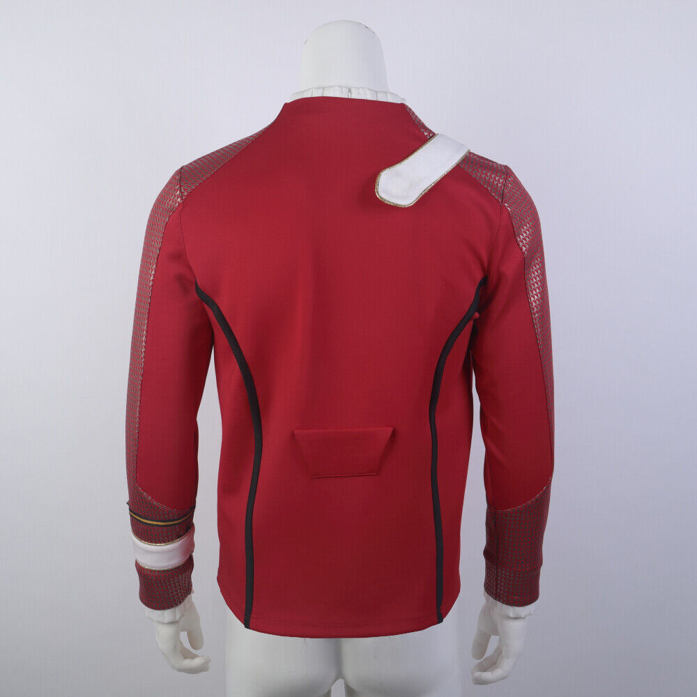 Star Trek Strange New Worlds Captain Pike Monster Maroon Jackets Undershirts Starfleet Uniforms
