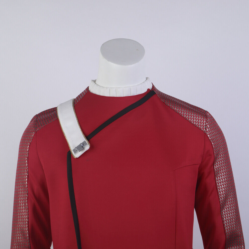 Star Trek Strange New Worlds Captain Pike Monster Maroon Jackets Undershirts Starfleet Uniforms