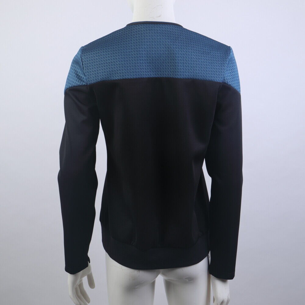 Star Trek Picard 3 Command Red Uniforms Cosplay Starfleet Female Gold Blue Top Shirts