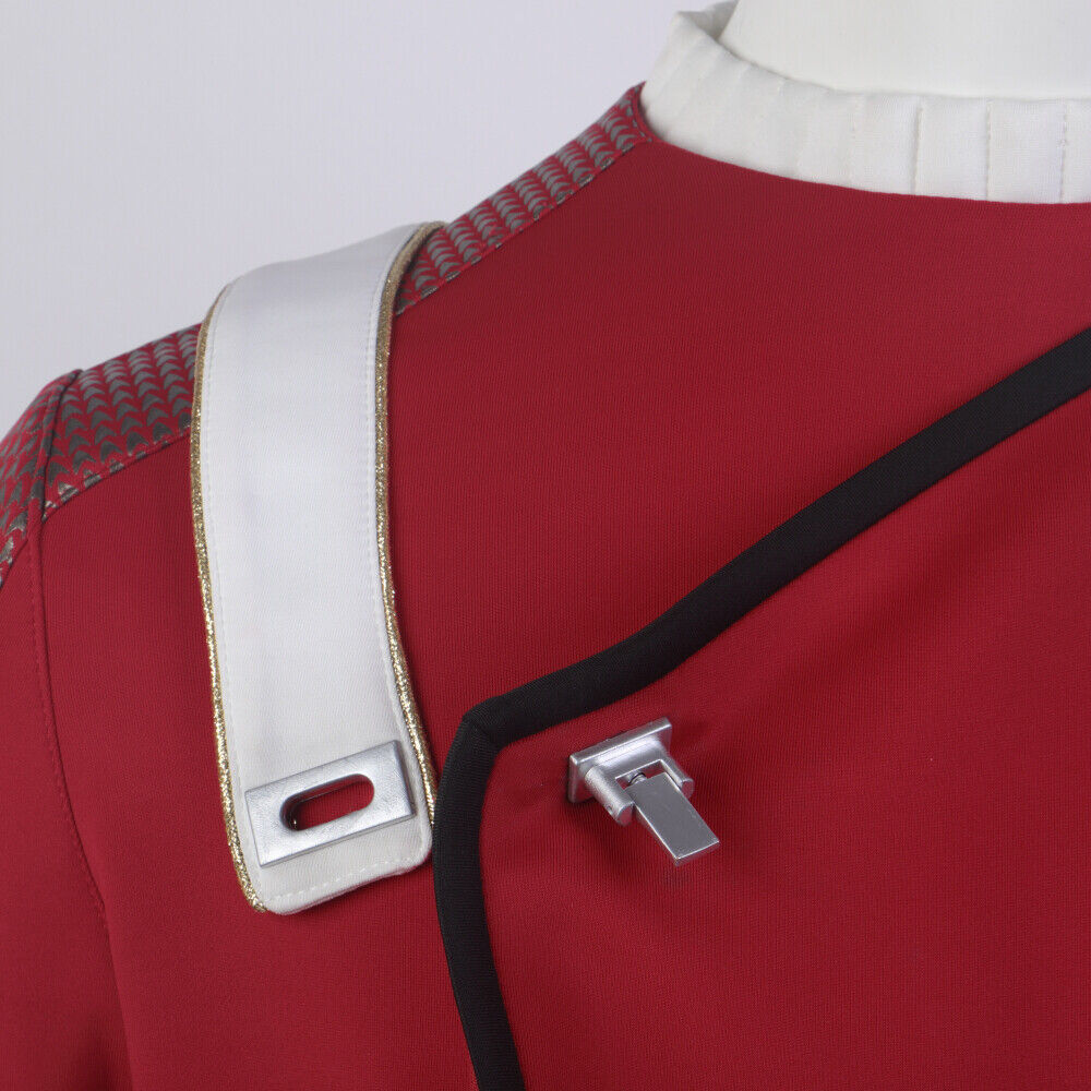 Star Trek Strange New Worlds Captain Pike Monster Maroon Jackets Undershirts Starfleet Uniforms