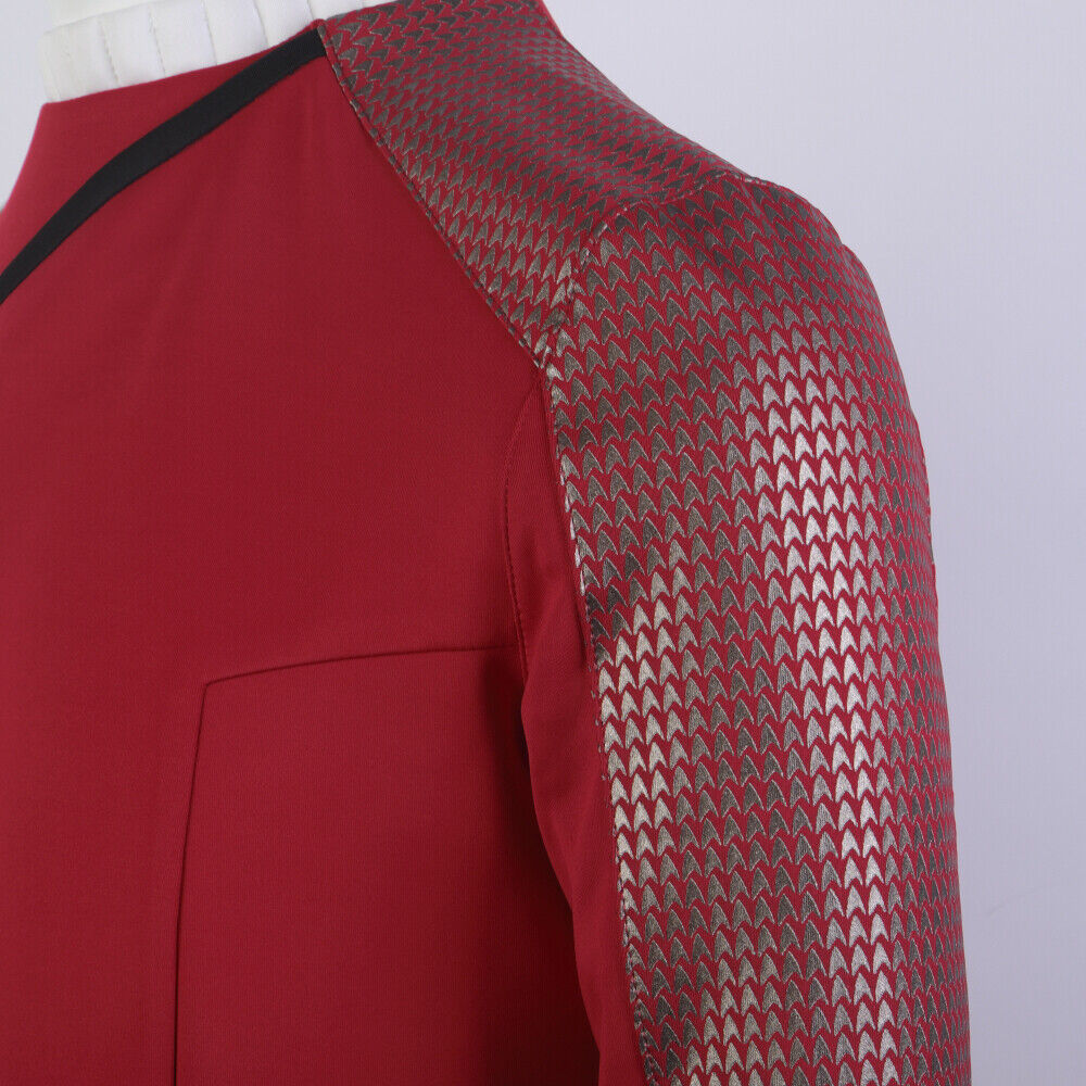 Star Trek Strange New Worlds Captain Pike Monster Maroon Jackets Undershirts Starfleet Uniforms